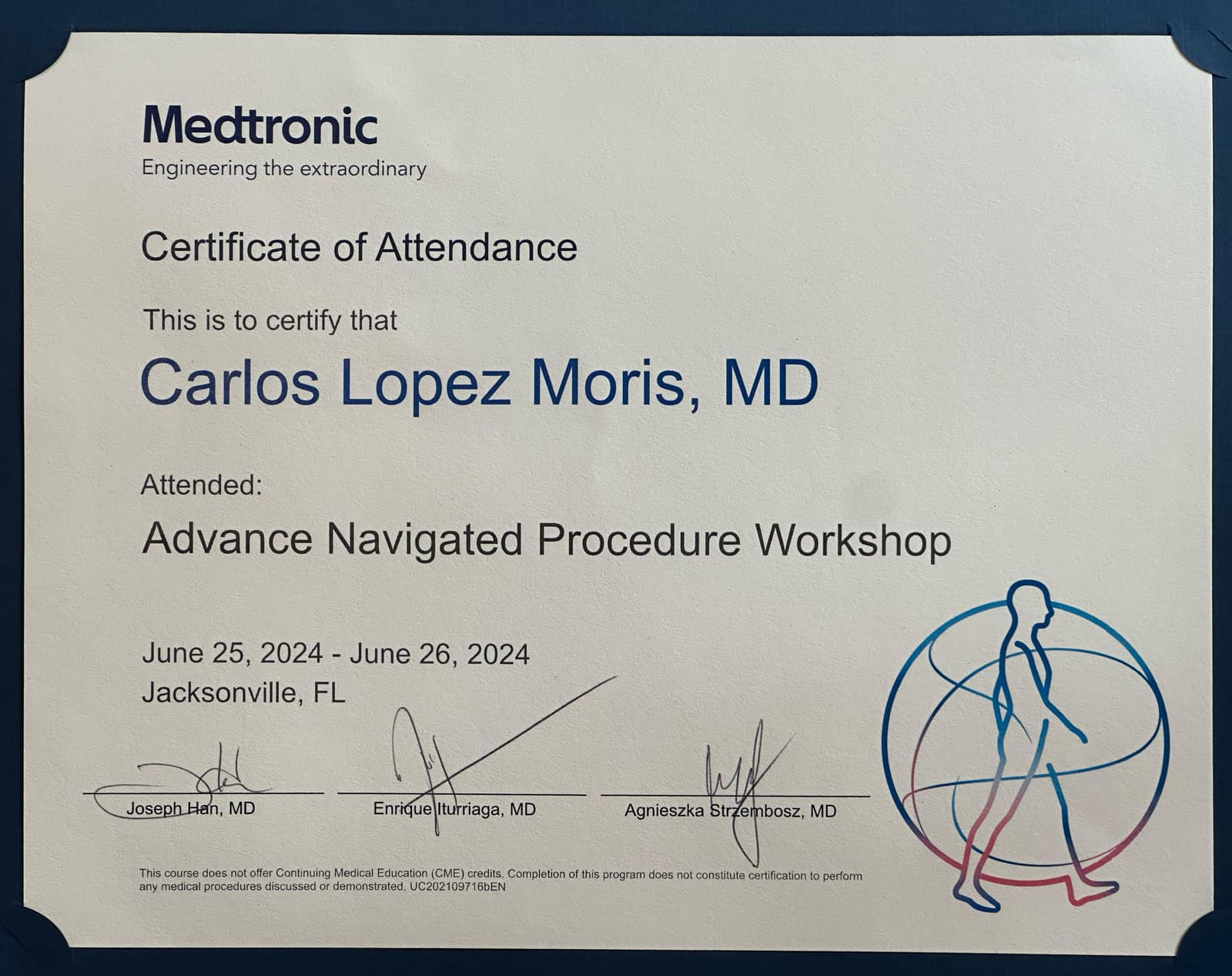 Diploma: Advance Navigate Procedure Workshop — Medtronic